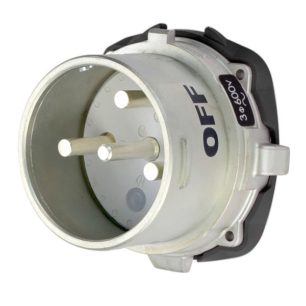 37-98143 - DS100 INLET METAL SIZE 5 TYPE 3R 3P+G 100A 600 VAC 60 Hz NO AUX